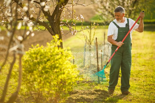 High-pressure cleaning technology in use